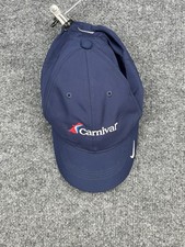 Nike Carnival Golf Hat Blue Adjustable Logo Write Out Nike Logo