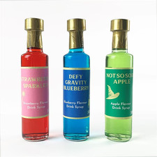 Wicked Cocktail Mocktail Syrup Set 3x50ml – Strawberry Blueberry Sour Apple Gift