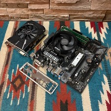 ASROCK B450M PRO4 Motherboard Combo Ryzen 3 2300X 16GB 256SSD W11 Radeon RX560