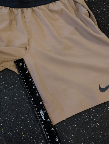 Nike Training Shorts Pro Dri-Fit Flex Rep Pro Mens Size S Brown DD1700 - Photo 6/8
