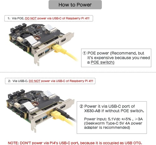 KVM-A8 Pcie Version for Raspberry Pi 4 Model B KVM over IP Support KVM V3 Poe AT - Afbeelding 4 van 9