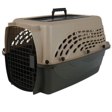 Two Door Top Load Plastic Travel Dog Kennel Carrier Dogs Cats Medium 24"