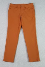 Lululemon ABC Classic Pant Men's 32x31 Butternut Brown Warpstreme Golf Casual