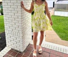 Gilli Norman Floral Mini Dress Green