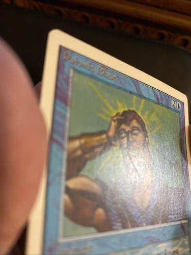 English - MTG Psionic Blast - MP With Surface Scratch - Unlimited Edition - Picture 2 of 3