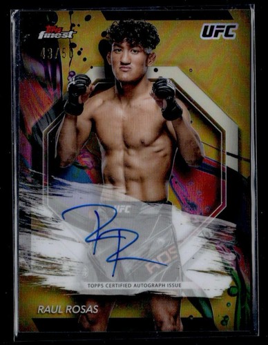 Topps Finest Raúl Rosas 2024 #FA-RRS automático/50 - Imagen 2 de 2