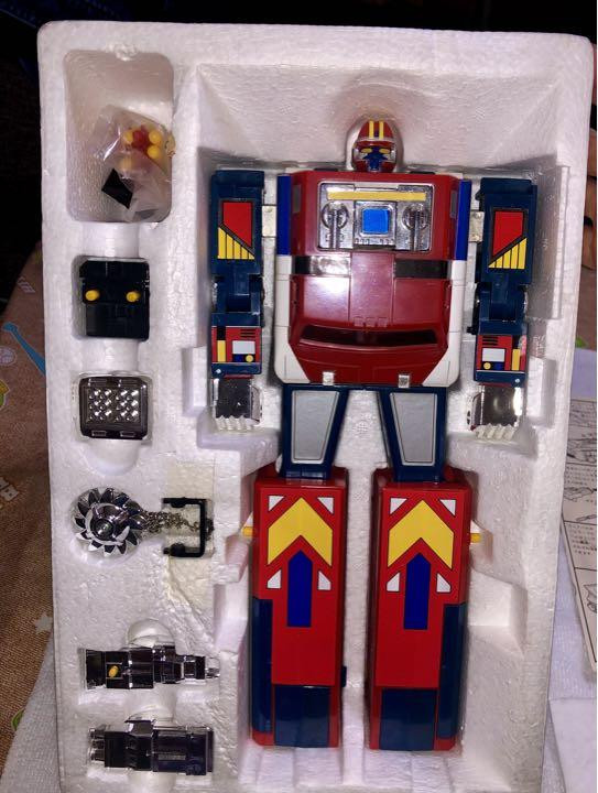 マスクマンDXギャラクシーロボ BANDAI 1987 Bandai Hikari Sentai Maskman DX Galaxy Robo 1987 With Box