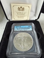 1oz .999 Fine Silver 2021-p Emergency Issue American Silver Eagle. Philadelphia