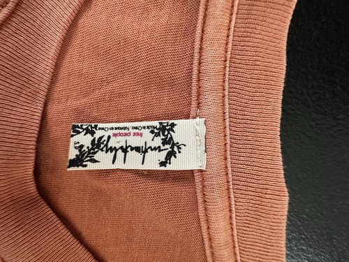 Free People kleiner Damen Kurzarm Body Rundhalsausschnitt Druckknopfverschluss A106v - Bild 4 von 7