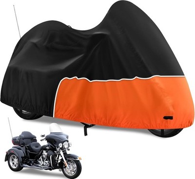 Badass Moto Motorhoes voor Harley Trike, waterdichte, extra stevige buitenhoes voor Tri Glide Ultra, Road Glide 3, Freewheeler, hoes voor driewielige motoren