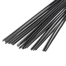 20 x 8" Plastic Welding Rods PP Welding Strips for Plastic Welder Black