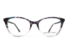 Draper James Eyeglasses Frames DJ5008 505 PLUM GRADIENT Blue Cat Eye 51-17-135