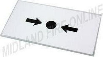 KAC Spare Call Point Glass x10 by Midland Fire On-Line