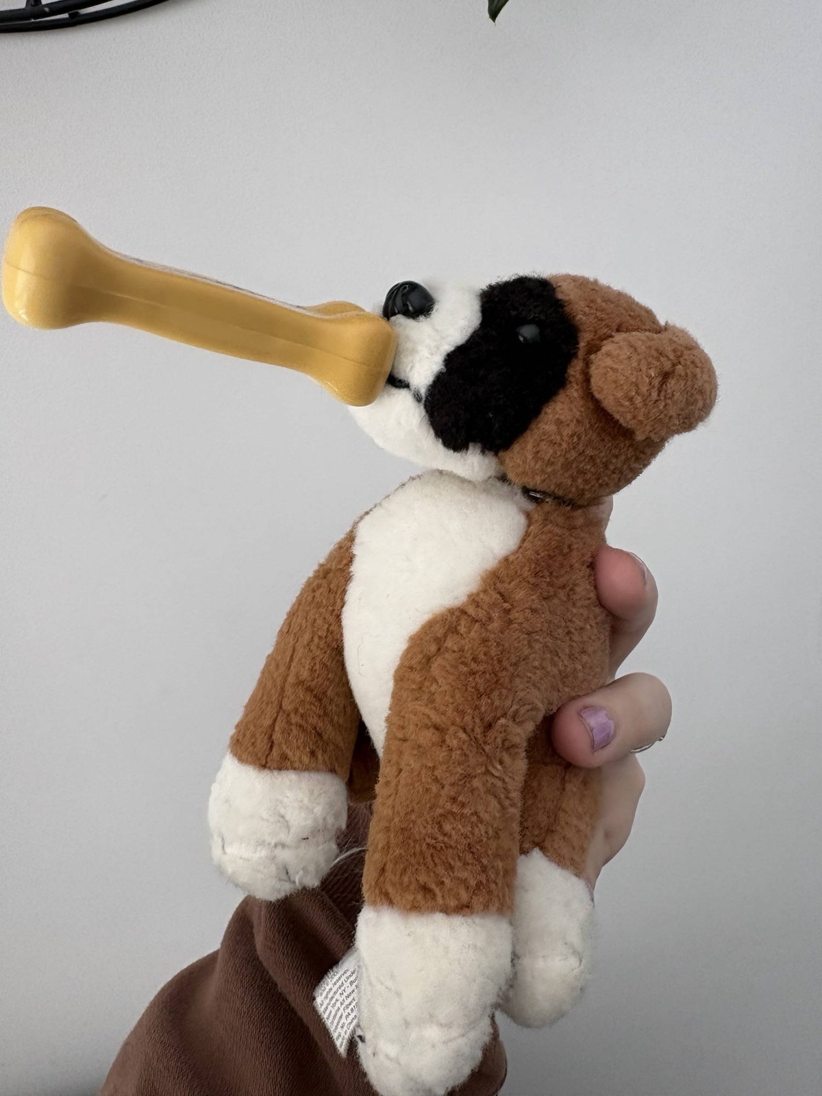 Nintendogs Boxer Plush with Bone image 4