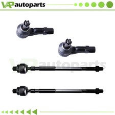 Set of 4 Inner Outer Tie Rod End Kit For MAZDA PROTEGE5 2002 - 2003 ES3197 EV435