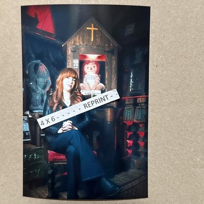Amy Bruni  With The Original- Annabelle  4 X 6  Photo-kindred Spirits  Tv Show