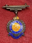 WW2 Royal Engineers Silver Enamel Sweetheart Brooch w/fixing