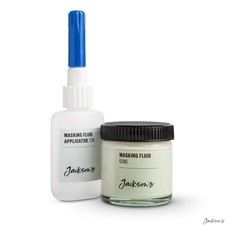 Jackson's Masking Fluid Applicator Set Latex 60ml For Watercolour Resist Detail