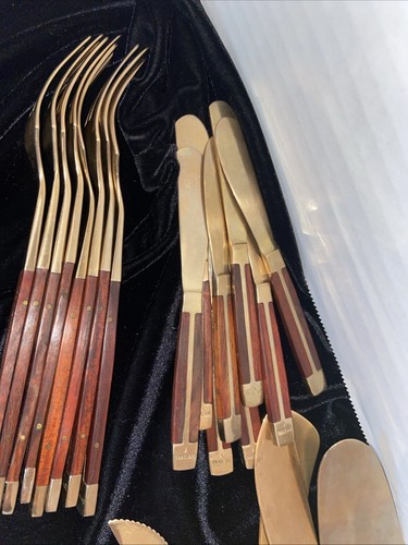 Redwood & Messing Flatwear Service für 8 hat 90+ Teile * Thailand selten Vintage MCM #bs - Bild 7 von 18