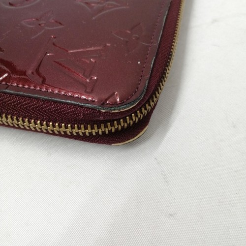 Louis Vuitton Monogram Vernis Zippy Geldbörse M90416 Amarante - Patina, Sticky - Bild 4 von 24