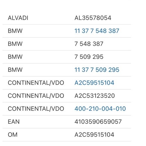 Actuador VDO CONTINENTAL A2C59515104 BMW SERIE 1 E81-82 SERIE 3 E46 E90-93 - Imagen 13 de 13