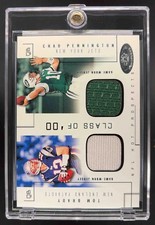 2002 Fleer Tom Brady Pennington #7 CC Classic Combinations Patch Jersey /375