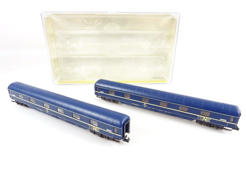 Trix 15733 Schlafwagenset der DB blau, sehr gut mit OVP, M 1:160 | Condition: Gebraucht
