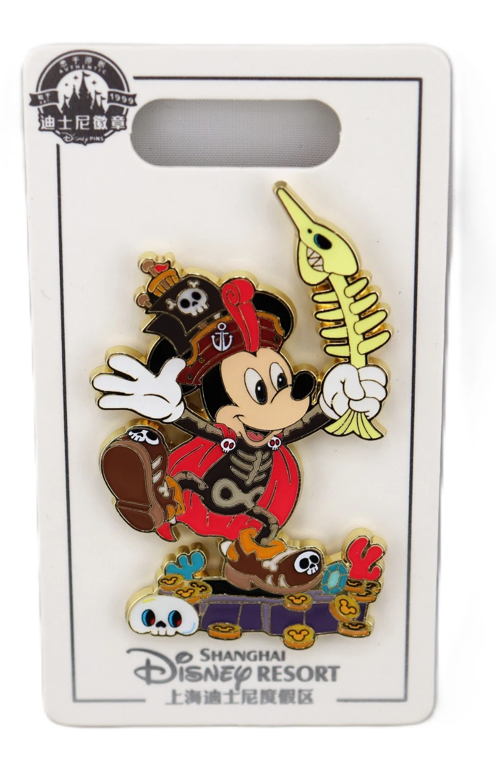 2025 Shanghai Disneyland Undersea Mickey Mouse Pirates Disney Pin