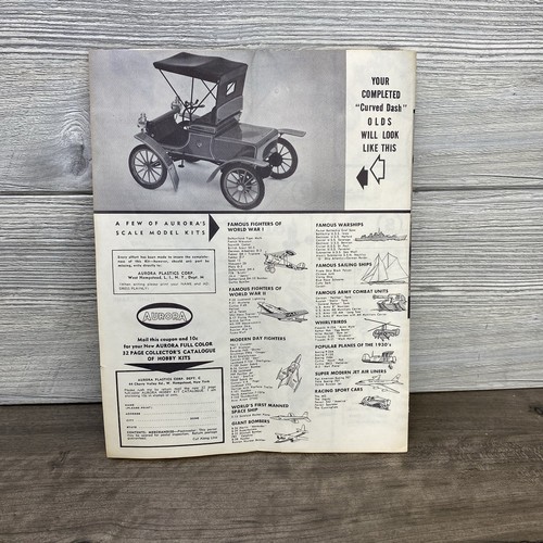 Aurora Old Timers Curved Dash Olds Kit No. 576-198 Instructions only - Picture 2 of 5
