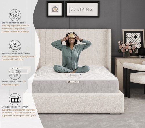 Ortho Spring  Mattress with Comfort Layers - Essentials by DS Living - Picture 7 of 8