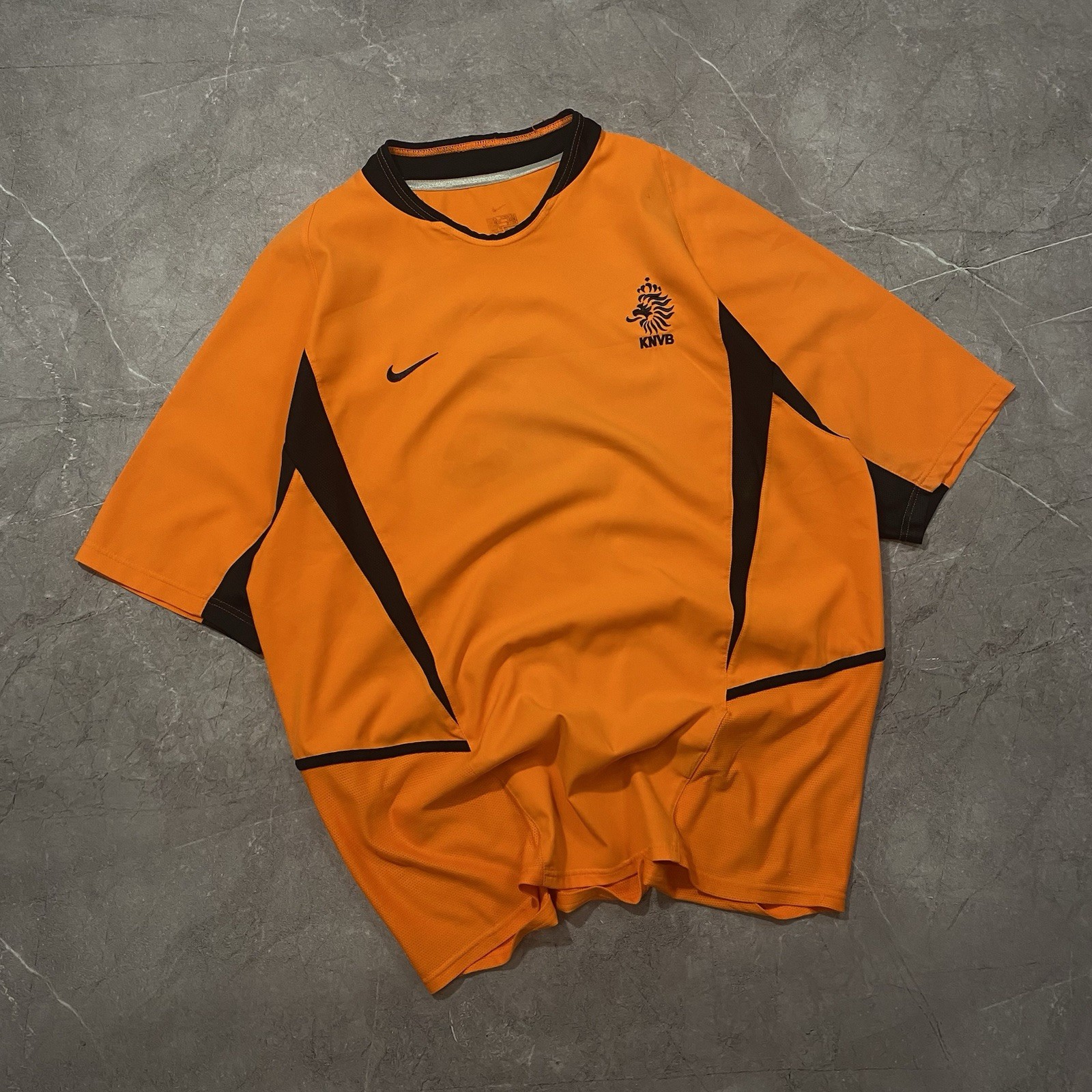 VINTAGE NIKE KNVB NETHERLAND TEE SOCCER JERSEY 00s