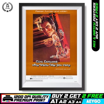 ANY WHAT WAY YOU CAN Film Film Wandbild Größe Bild Poster Druck Kino