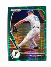 Jack Leftwich ~ 2021 Panini Prizm Draft ~ Green Pulsar Prizm #PDP197