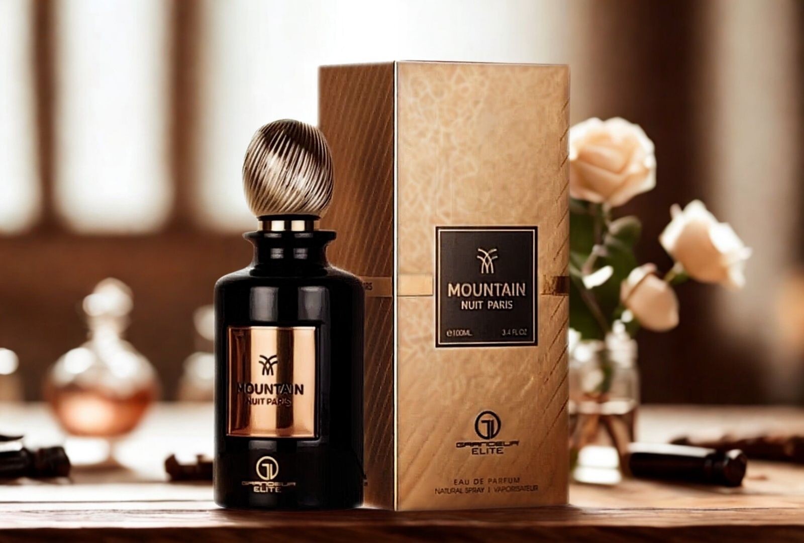 🔥 Mountain Nuit Paris by Grandeur Elite – 100ml Eau de Parfum | Luxurious & Captivating
