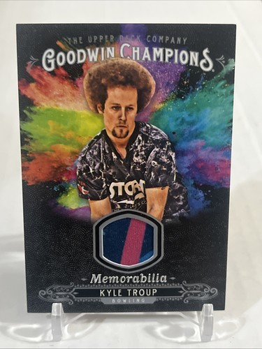 2018 Upper Deck Goodwin Champions Kyle Troup Game Used Patch Bowling