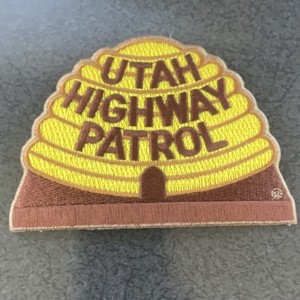 Utah Highway Patrol Police Patch Collectible Single Patch Law Enforcement Utah