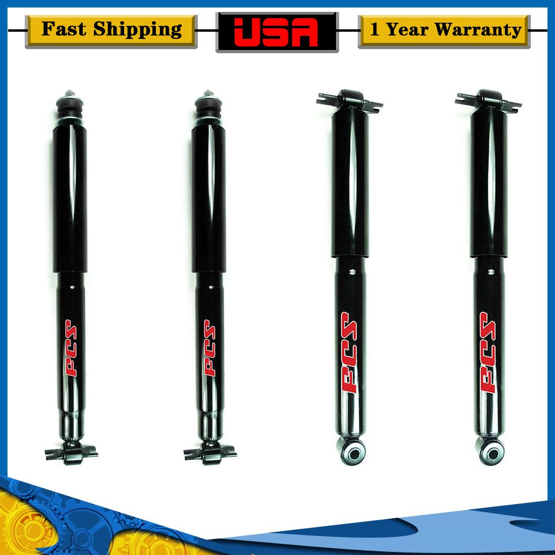 For Jeep Wrangler TJ 1997-2006 FCS Front & Rear Shock Absorbers Set of 4 NEW