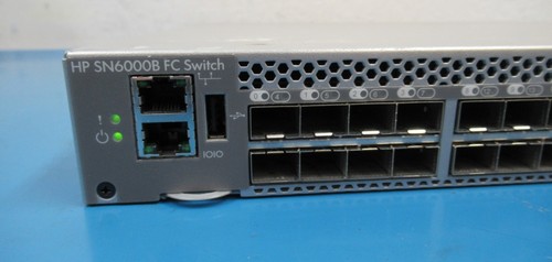 HP SN6000B 16GB FC Switch 16GB 48/24 QR481C - Picture 3 of 12