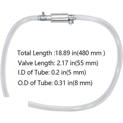 Tubo spurgo freni - Kit attrezzi spurgo tubo valvola di ritegno unidirezionale per auto moto - Foto 2 di 12