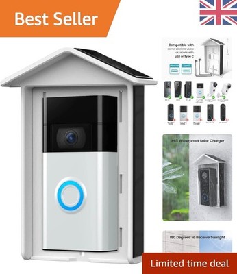 Universal Solar Ladegerät für Ring Doorbell & Überwachungskameras, einfache Installation