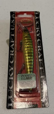 Lucky Craft Slender Pointer 112 MR Fishing Lure Aurora Green Perch