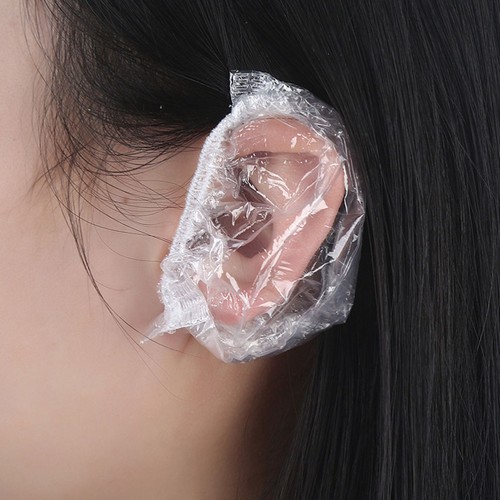 2 Pieces Waterproof Earmuffs Hair Coloring Covers Child Clear Protector - Picture 5 of 12