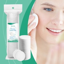 Soft Disposable Makeup Remover Pads, Gentle Facial Cotton Rounds for All Skin