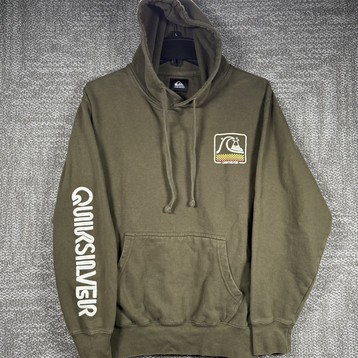 Quicksilver Moletom Quiksilver Verde Sudadera Quicksilver Hombre