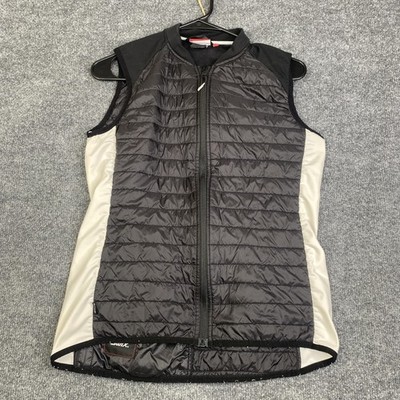 Swix Vest Womens Small Black Northern Vision Quilted Softshell Ski Running