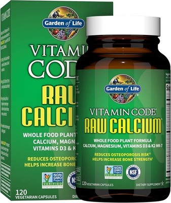 Garden Of Life   Vitamin Code Raw Calcium 120 vcaps