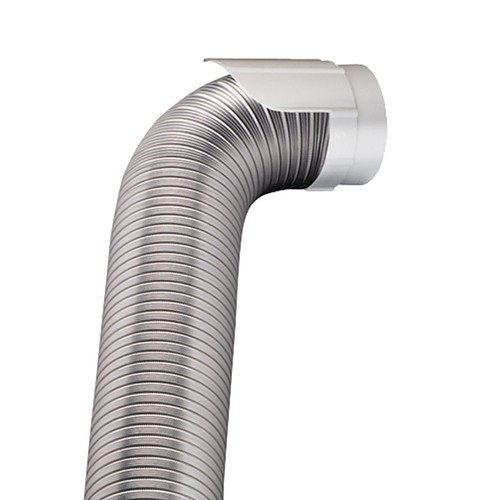 DEFLECTO® Easy-Connecting Semi-Rigid Dryer Vent Hookup Kit, 8ft - Picture 3 of 4