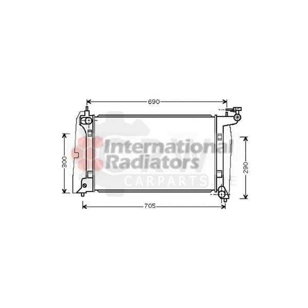 KüHler MotorküHlung FüR Toyota Corolla 1.6 Vvt-I 1.8 Vvtl-I TS-image