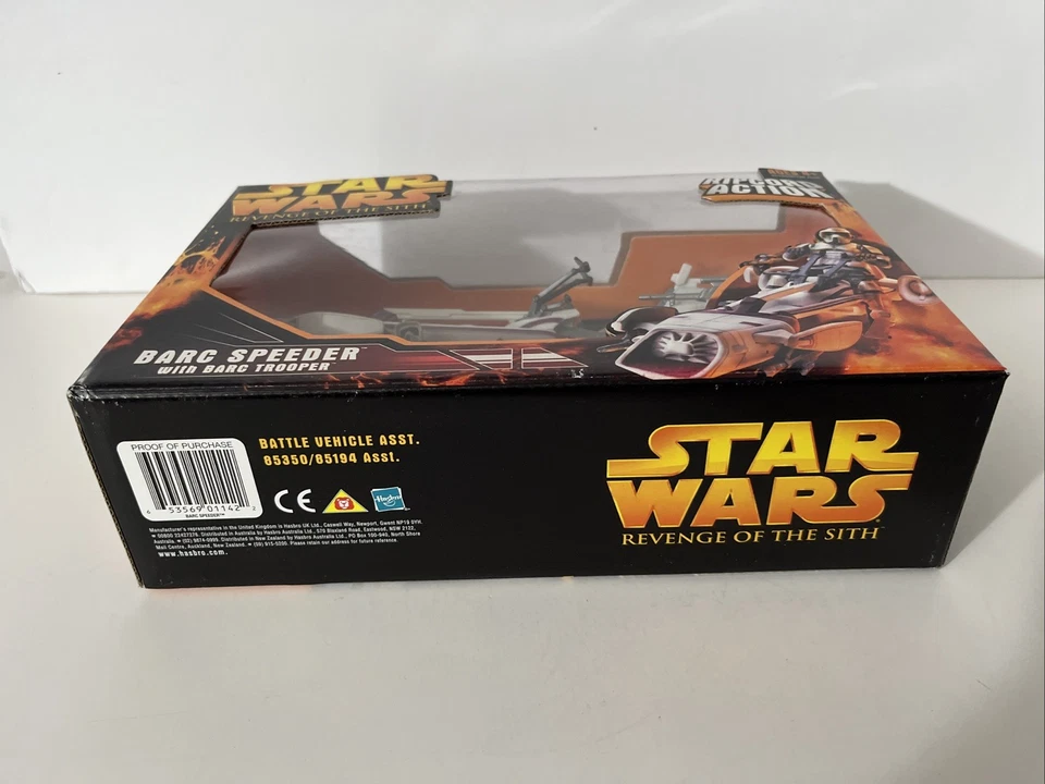 Bicicleta Hasbro Star Wars Revenge of the Sith 2005 Speeder con Barc Trooper Foto 3 de 4