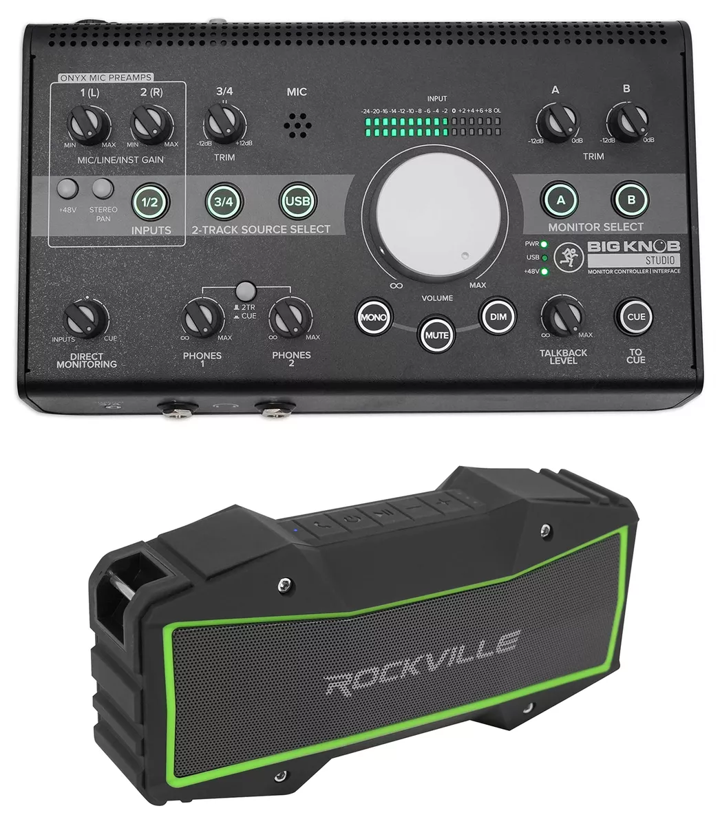 Mackie Big Knob Studio 3x2 Studio Monitor Controller USB I/O+